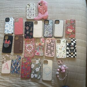 Lot of IPhone 13 Assorted Phone Cases Collection💕💕